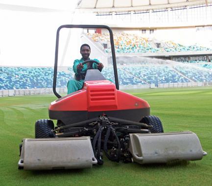 A Jacobsen Tri-King at the Moses Mabhida stadium in Durban A Jacobsen Tri-King at the Moses Mabhida stadium in Durban